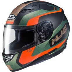 HJC CS-R3 Dosta Helmet - Green/Orange