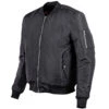 Cortech Skipper Waterproof Bomber Jacket - Black -Cycling Apparel Store 8100 0105 03 Front Angled Profile 71251.1573487932