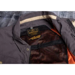 Cortech Denny Canvas Jacket - Charcoal -Cycling Apparel Store 8101 0125 03 Inside Woven Labels 82522.1573488713