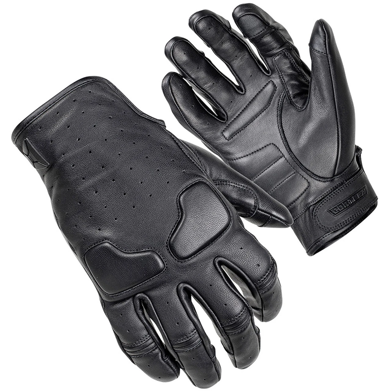 Cortech Slacker Short Cuff Women's Leather Gloves - Black 3 Cortech Slacker Short Cuff Women's Leather Gloves - Black