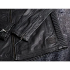 Cortech Idol Leather Jacket - Black -Cycling Apparel Store 8373 0105 03 BLVD Patch 64846.1573484027