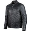 Cortech Idol Leather Jacket - Black -Cycling Apparel Store 8373 0105 03 Front Angled Profile 64952.1573484029
