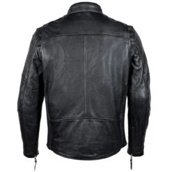 Cortech Idol Leather Jacket - Black -Cycling Apparel Store 8373 0105 03 Rear Profile 36986.1573484019