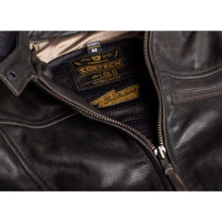 Cortech Lolo Women's Leather Jacket - Brown -Cycling Apparel Store 8374 0140 73 Inside Woven Labels2 31873.1573663029