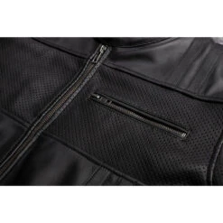 Cortech Runaway Women's Leather Jacket - Black -Cycling Apparel Store 8375 0105 73 Chest Detail 22344.1573672962