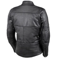 Cortech Runaway Women's Leather Jacket - Black -Cycling Apparel Store 8375 0105 73 Rear Profile 74742.1573672974