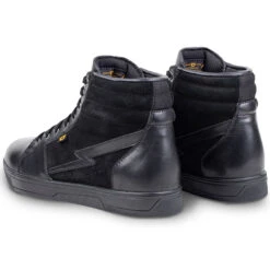 Cortech Slayer Riding Shoes - Black -Cycling Apparel Store 8662 0105 40 Rear Angled Profile 44801.1573571164