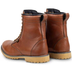 Cortech Executive Riding Boots - Brown -Cycling Apparel Store 8663 0114 40 Rear Angled Profile 75828.1573505195