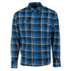 Speed And Strength Black Nine Reinforced Moto Flannel Shirt - Blue/Black -Cycling Apparel Store 884665 BlackNineShirt BLU frntView 93498.1515419123