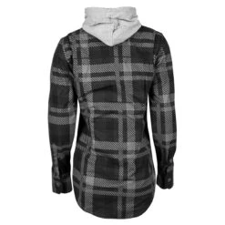 Speed And Strength True Romance Flannel Moto Shirt - Black -Cycling Apparel Store 884730 W TrueRomanceShirt BLK bkView 67792.1515423878