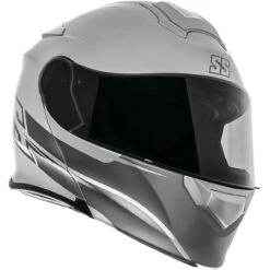Speed And Strength SS4100 SS Logo Modular Helmet - Satin Silver -Cycling Apparel Store 884858SS4100LogoWhtRght 55816.1560966396