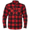 Speed And Strength Dropout Armored Moto Flannel Shirt - Black/Red -Cycling Apparel Store 885071 dropoutflan blkrd 1 03316.1562940847