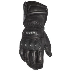 Speed And Strength Revolt Gauntlet Leather Gloves - Black