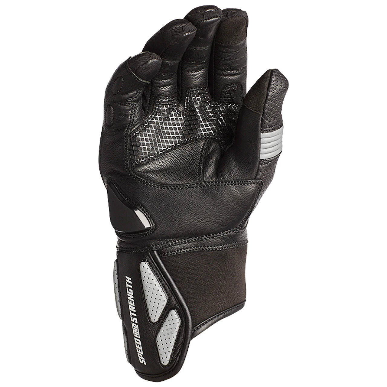 Speed And Strength Exile Leather Gloves - Black/Gray 4 Speed And Strength Exile Leather Gloves - Black/Gray - Image 2