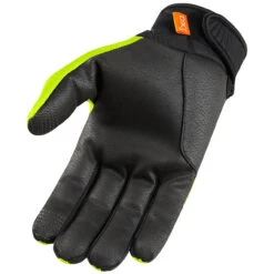Icon Anthem 2 CE Gloves - Hi Viz -Cycling Apparel Store Anthem2CEGloveHi VizYellowPalm 23033.1597837519