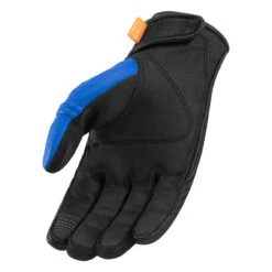 Icon Automag Gloves - Blue -Cycling Apparel Store AutomagGloveBlueFront 43759.1534335734