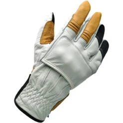 Biltwell Belden Leather Gloves - Cement/Yellow 18 Biltwell Belden Leather Gloves - Cement/Yellow -Cycling Apparel Store Biltwell Belden Leather Gloves Cement 5 75623.1569524095