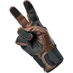 Biltwell Belden Leather Gloves - Chocolate Brown -Cycling Apparel Store Biltwell Belden Leather Gloves Chocolate Brown 5 61643.1569521333