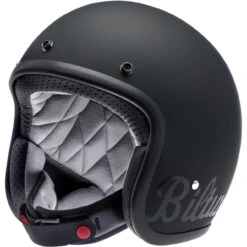 Biltwell Bonanza Helmet - Flat Black Factory