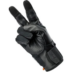 Biltwell Borrego CE Leather Gloves - Black/Black -Cycling Apparel Store Biltwell Borrego Gloves Black Black 6 22411.1566997993