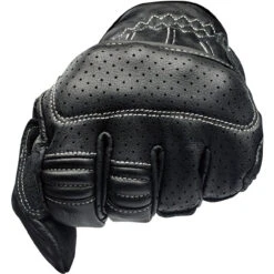 Biltwell Borrego CE Leather Gloves - Black/Cement -Cycling Apparel Store Biltwell Borrego Gloves Black Cement 2 52580.1567007000