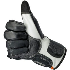 Biltwell Borrego CE Leather Gloves - Black/Cement -Cycling Apparel Store Biltwell Borrego Gloves Black Cement 4 01340.1567006971
