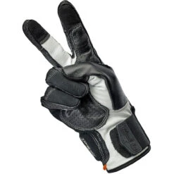 Biltwell Borrego CE Leather Gloves - Black/Cement -Cycling Apparel Store Biltwell Borrego Gloves Black Cement 5 16921.1567006977