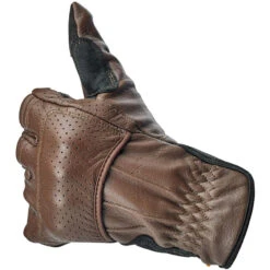 Biltwell Borrego CE Leather Gloves - Chocolate -Cycling Apparel Store Biltwell Borrego Gloves Chocolate Black 2 97167.1567006291