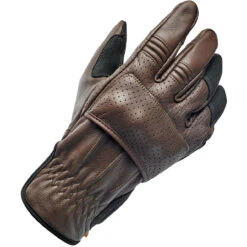 Biltwell Borrego CE Leather Gloves - Chocolate -Cycling Apparel Store Biltwell Borrego Gloves Chocolate Black 70116.1567006303