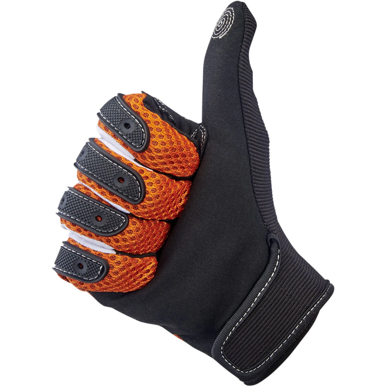 Biltwell Anza Gloves - Orange/Black 4 Biltwell Anza Gloves - Orange/Black - Image 2