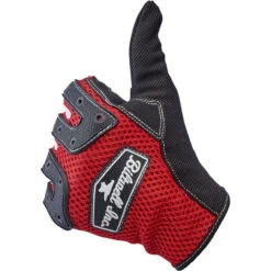 Biltwell Anza Gloves - Red/Black -Cycling Apparel Store Biltwell Anza Gloves Red Black 12 77832.1632327881