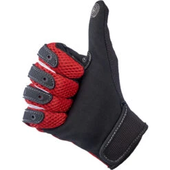Biltwell Anza Gloves - Red/Black -Cycling Apparel Store Biltwell Anza Gloves Red Black 3 70067.1632327881