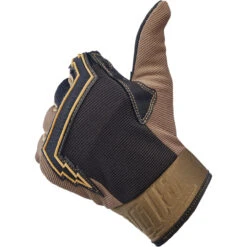Biltwell Baja Gloves - Chocolate/Black -Cycling Apparel Store Biltwell Baja Gloves Chocolate Black 4 82384.1632322474