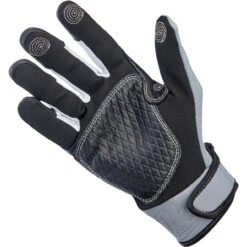 Biltwell Baja Gloves - Gray/Black -Cycling Apparel Store Biltwell Baja Gloves Gray Black 1 62516.1632325767