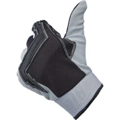 Biltwell Baja Gloves - Gray/Black -Cycling Apparel Store Biltwell Baja Gloves Gray Black 3 24552.1632325770