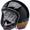 Biltwell Bonanza Helmet - Gloss Black Spectrum -Cycling Apparel Store Biltwell Bonanza Helmet Gloss Black Spectrum 85295.1631298375