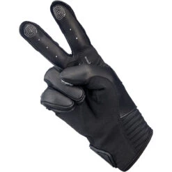 Biltwell Bridgeport Gloves - Black -Cycling Apparel Store Biltwell Bridgeport Gloves Black 5 97911.1632245885