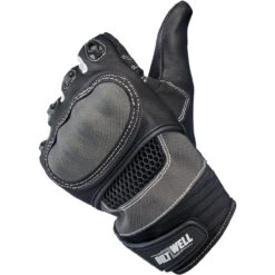 Biltwell Bridgeport Gloves - Gray/Black -Cycling Apparel Store Biltwell Bridgeport Gloves Gray Black 3 89446.1632249754