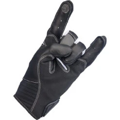 Biltwell Bridgeport Gloves - Gray/Black -Cycling Apparel Store Biltwell Bridgeport Gloves Gray Black 5 83544.1632249752