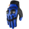 Icon Contra 2 Gloves - Blue -Cycling Apparel Store Contra2GloveBlueBack 19857.1579630326