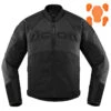 Icon Men's Contra 2 Leather Jacket - Stealth Black 1 Icon Men's Contra 2 Leather Jacket - Stealth Black -Cycling Apparel Store Contra2LeatherJacketStealthFront 70291.1579551339