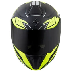 Scorpion EXO-GT920 Shuttle Modular Helmet - Neon -Cycling Apparel Store EXO GT920 Shuttle Black Neon front 89637.1509991464