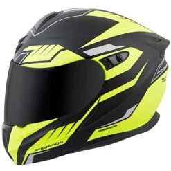 Scorpion EXO-GT920 Shuttle Modular Helmet - Neon -Cycling Apparel Store EXO GT920 Shuttle Black Neon left 48777.1509991460