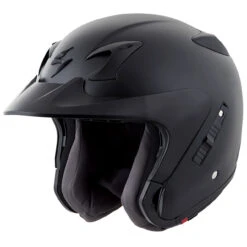 Scorpion EXO-CT220 Solids Helmet -Cycling Apparel Store EXO CT220 Mblack front angle left 11076.1459430045
