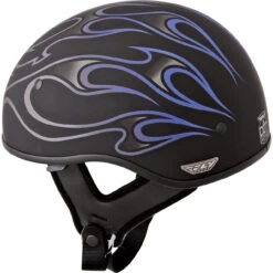 FLY Street .357 Flame Half Helmet -Cycling Apparel Store FLY Street Flame Half Helmet Purple 53264.1467398755