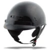 GMAX GM35 Solid Full Dressed Half Helmet - Gloss Black