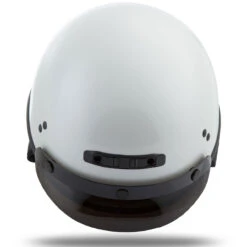 GMAX GM35 Solid Full Dressed Half Helmet - Pearl White -Cycling Apparel Store GMax GM 35 Full Dressed Half Helmet Gloss White 2 64721.1528290136