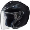 HJC FG-Jet Helmet - Black -Cycling Apparel Store HJC FG JET Solid Black Side 78140.1536073993