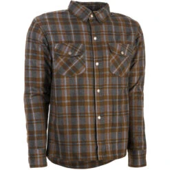Highway 21 Marksman Flannel Shirt - Brown/Tan