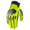 Icon Hooligan Gloves - Hi-Viz -Cycling Apparel Store HooliganGloveHi VizYellowBack 88253.1579635661